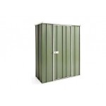 Spanbilt Yardstore F42-S Colour 1.41m x 0.72m x 1.80m Flat Roof Garden Shed Small Garden Sheds